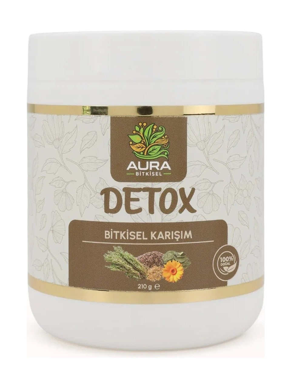 Detox Bitkisel Karışım 210 G – Auras Bitkisel Doğal Karışım